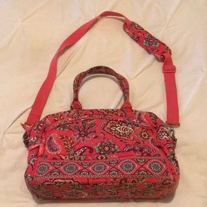 Vera Bradley limited edition coral weekender bag